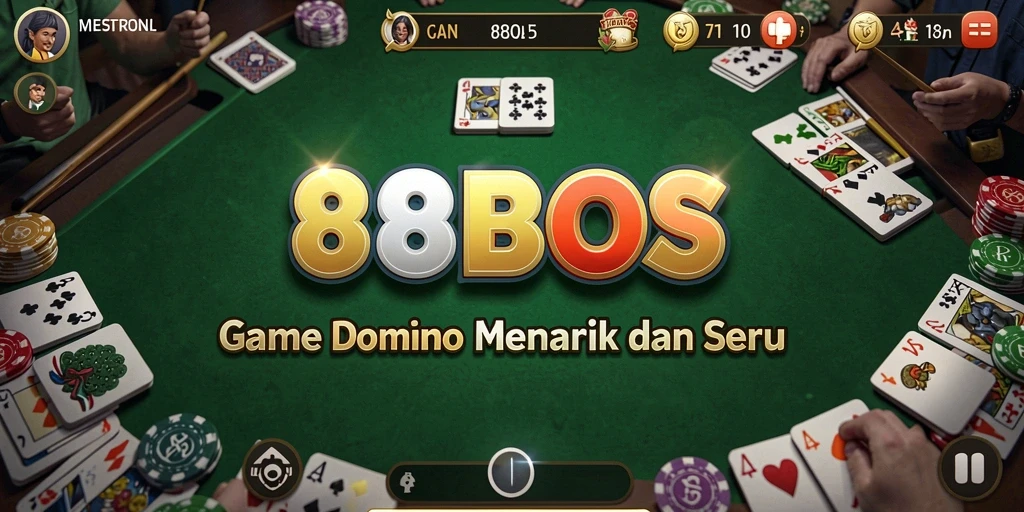 Screenshot utama 88BOS menunjukkan gameplay seru dan interaktif.