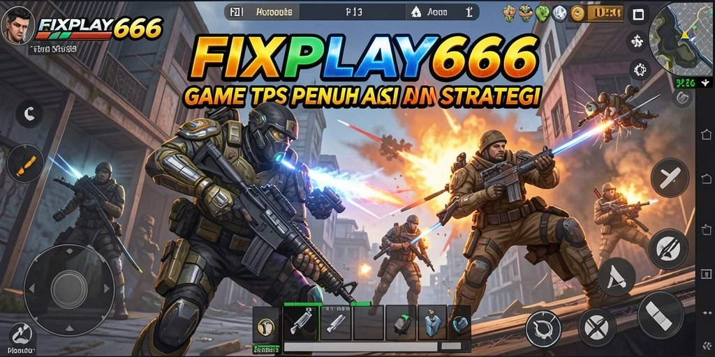 Tampilan gameplay intens dari FIXPLAY666, penuh aksi seru.