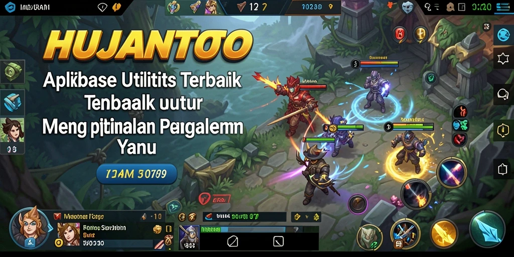 Tampilan antarmuka HUJANTOTO yang ramah pengguna dengan fitur utilitas.