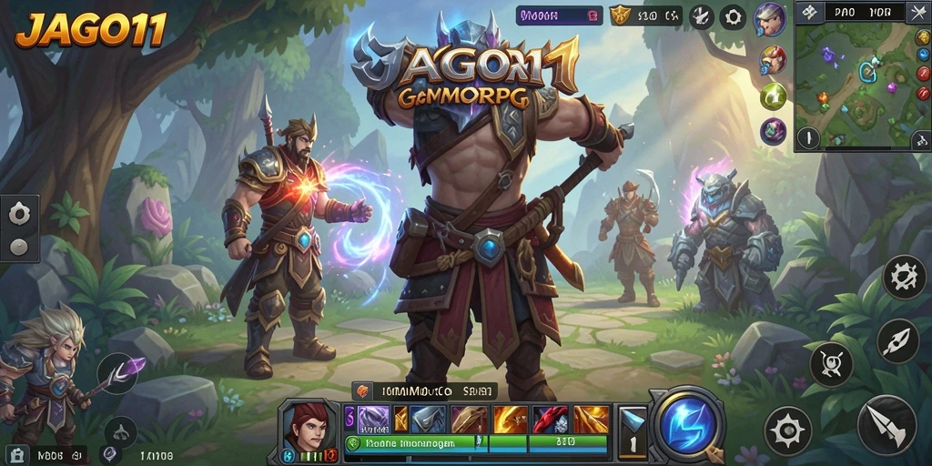 Tampilan gameplay seru di dunia fantasi JAGO11.