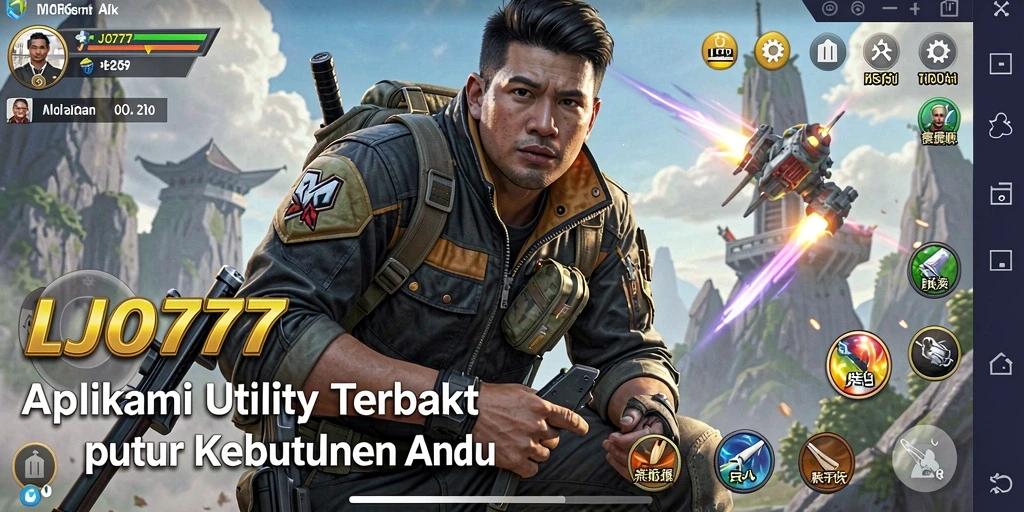Tampilan antarmuka utama LJO777 yang memudahkan navigasi dan penggunaan.