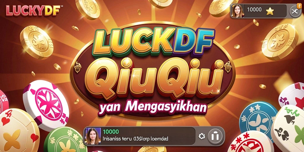 Tampilan gameplay seru QiuQiu di LUCKYDF.