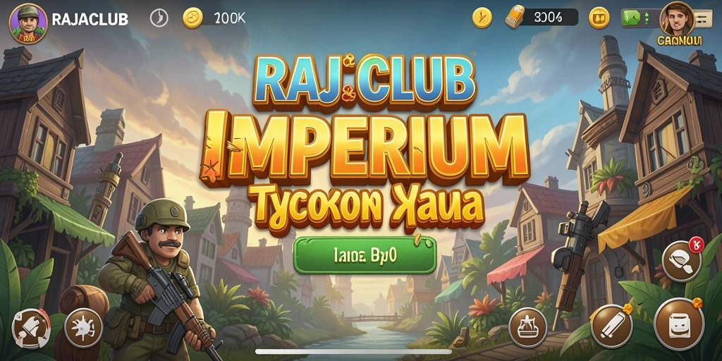 Tampilan menarik dari gameplay RAJACLUB yang menggambarkan strategi Tycoon.