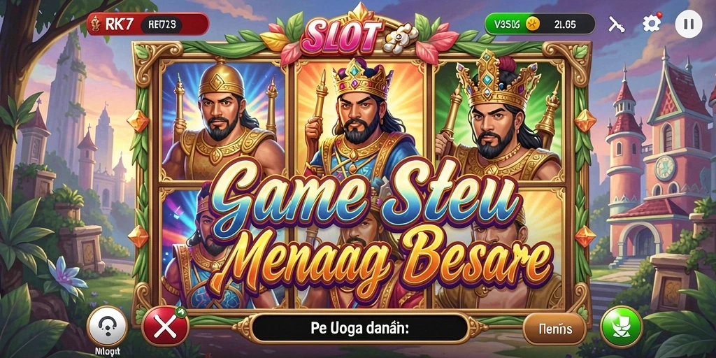 Gameplay menegangkan dari game Slot RK77 dengan peluang menang besar.