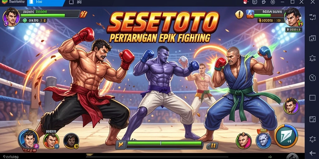 Gameplay Fighting intens dengan grafis memukau dari SESETOTO.