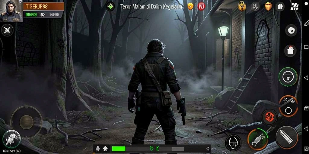Gameplay menakutkan dengan suasana mencekam dan grafis yang mendetail.